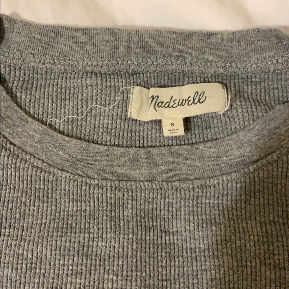 Madewell Heather Grey Thermal - Picture 2 of 3